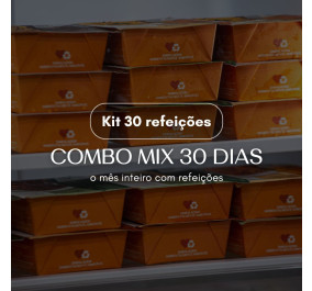 Combo Mix 30Dias - Fit - Low Carb - Gourmet