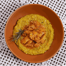 Polenta com Frango à Moda Caipira - 300g